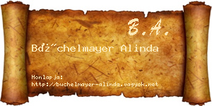 Büchelmayer Alinda névjegykártya